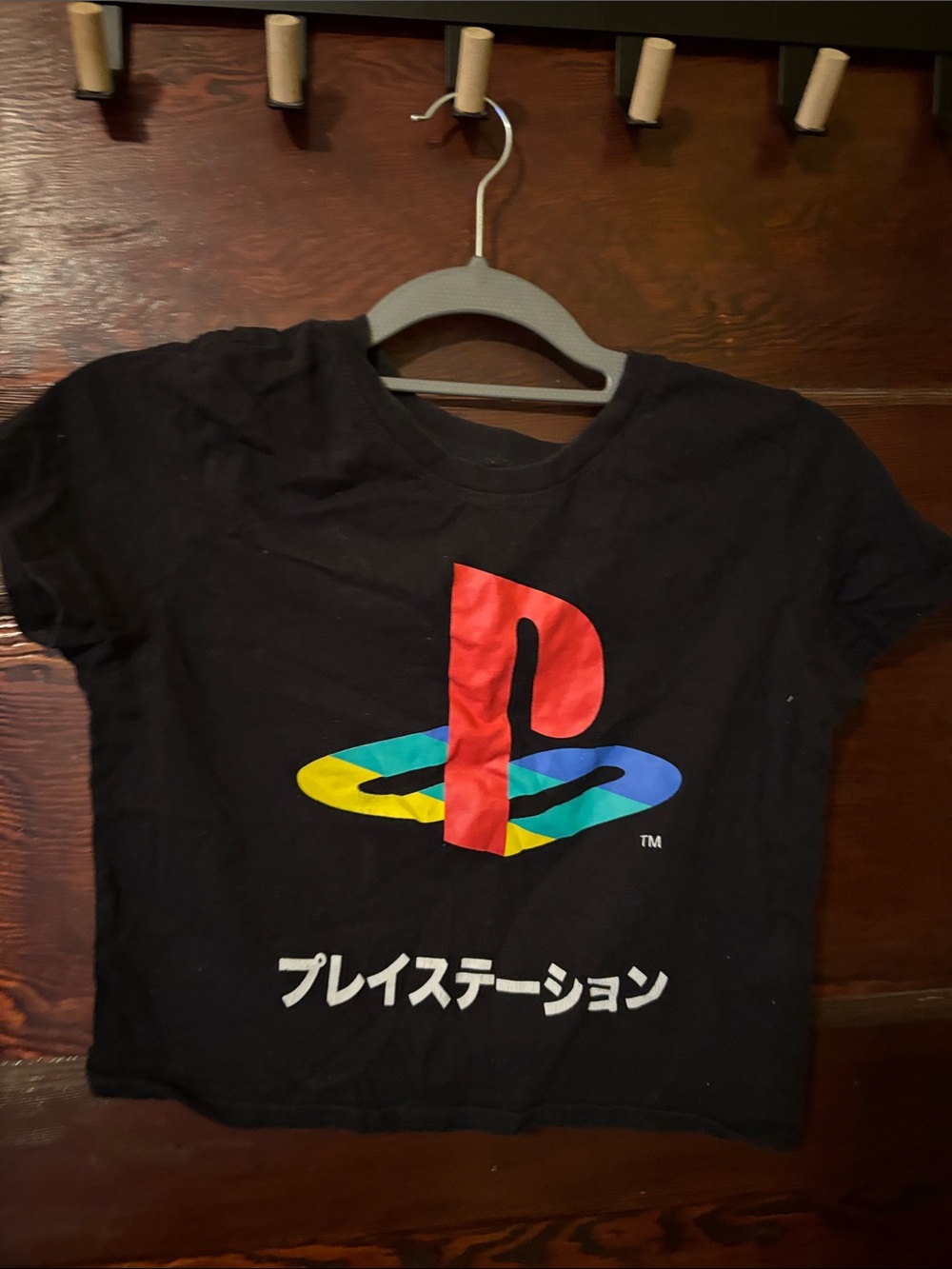 Sony Black Kids Tee with Multicolor PlayStation Logo